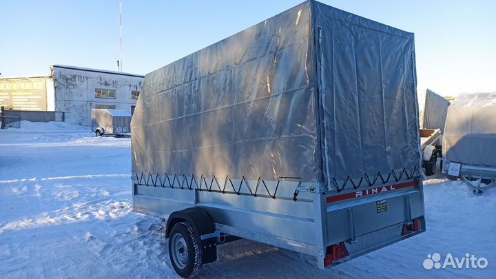 Прицеп 3.5х1.5 тент 1.8 метра rinal