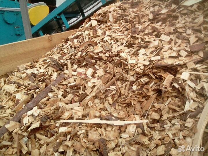 Щепа для мульчирования