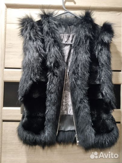 Норковый жилет 42-46