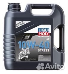 Масло моторное LiquiMoly 4T 10W-40 4л Street полус
