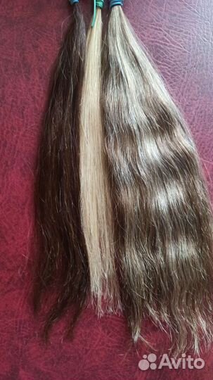 Волосы для наращивания 50,60,70см блонд,русый и др