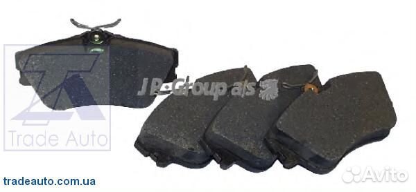 JP group 1163603410 Комплект тормозных колодок дис