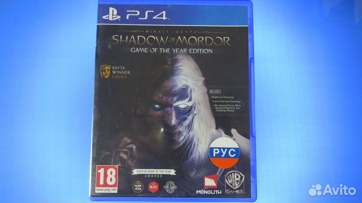 Средиземье: Тени Мордора.+ Игра года. PS4 / PS5