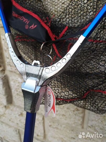 Подсак прорезиненная сетка 2 м