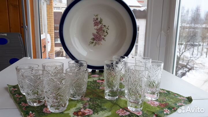 Хрустальные стопки СССР