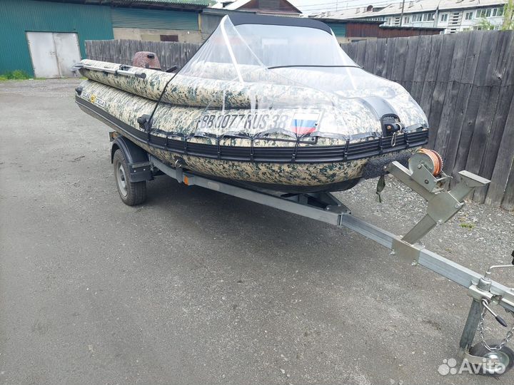 Лодка пвх Solar Стрела 420 с мотором Suzuki 20