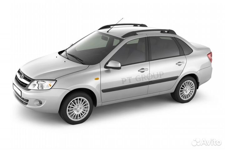 Рейлинги LADA Granta седан черный муар