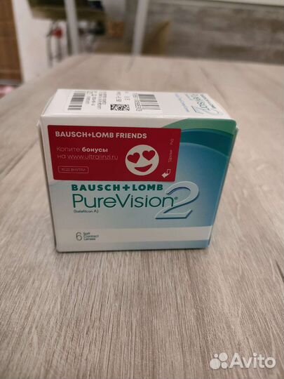 Линзы Bausch & lomb Pure Vision 2 -8,5