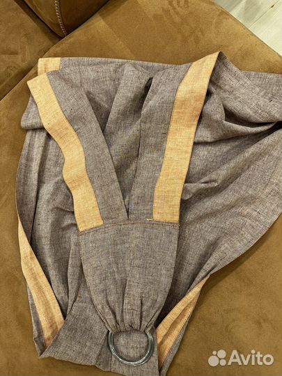 Слинг на кольцах лен