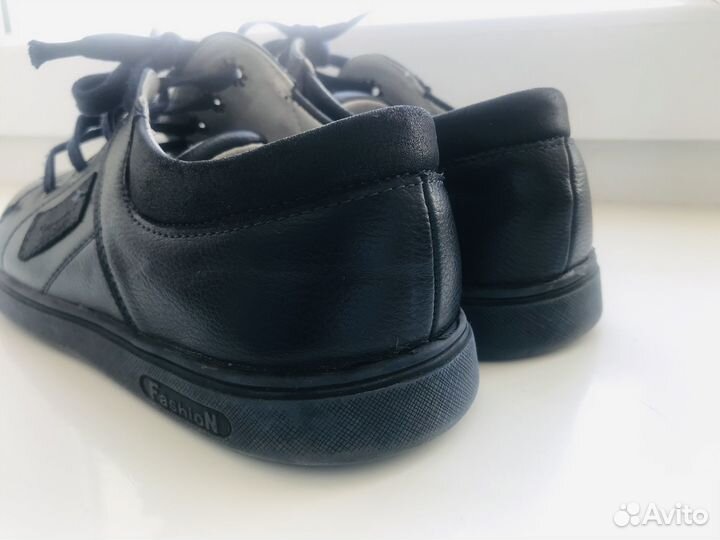 Школьные туфли 38 кожа натуральная