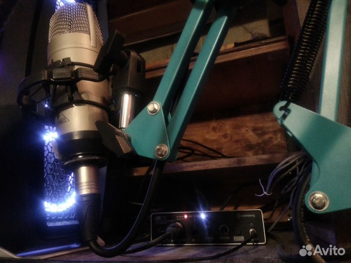 Зв. карта Steinberg UR-12 + Микро Behringer C-1