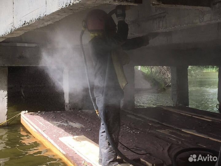 Пескоструйная обработка, пескоструй, покраска