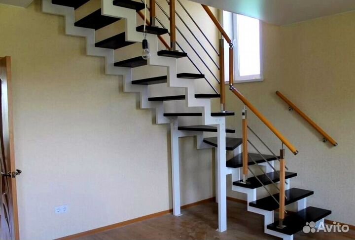 Лестницы на металлокаркасе под ключ