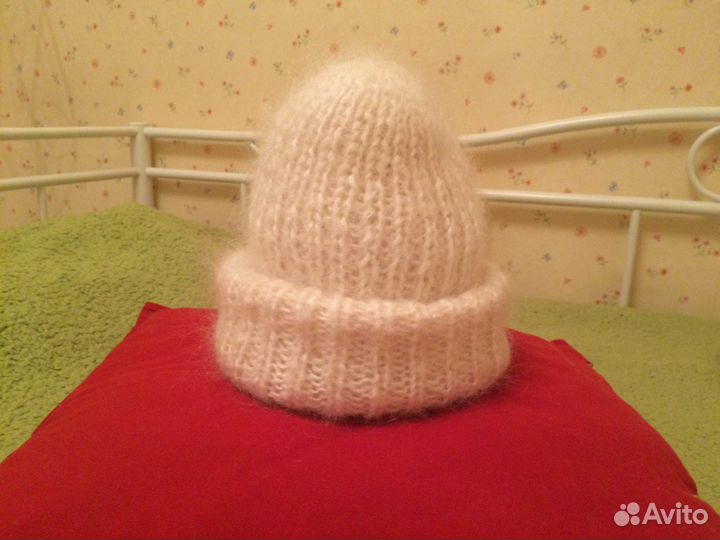 Продам вязаную шапку из мохера