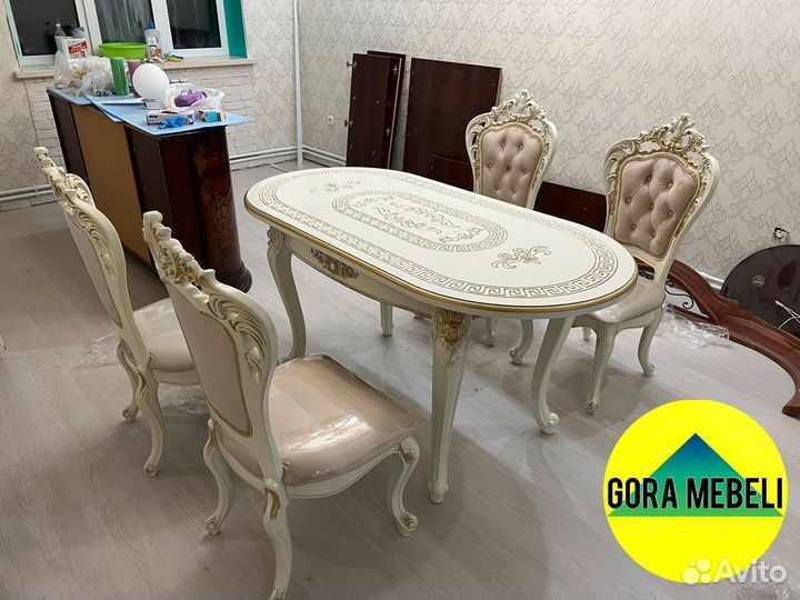 Стол «Роза» (овал) 1.2 / 1.6