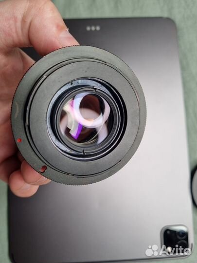 Canon (гелиос) 44-2 f2 + переходник с чипом