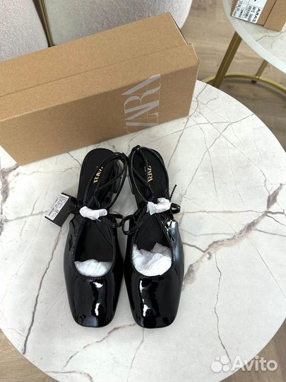 Балетки mary Jane Zara