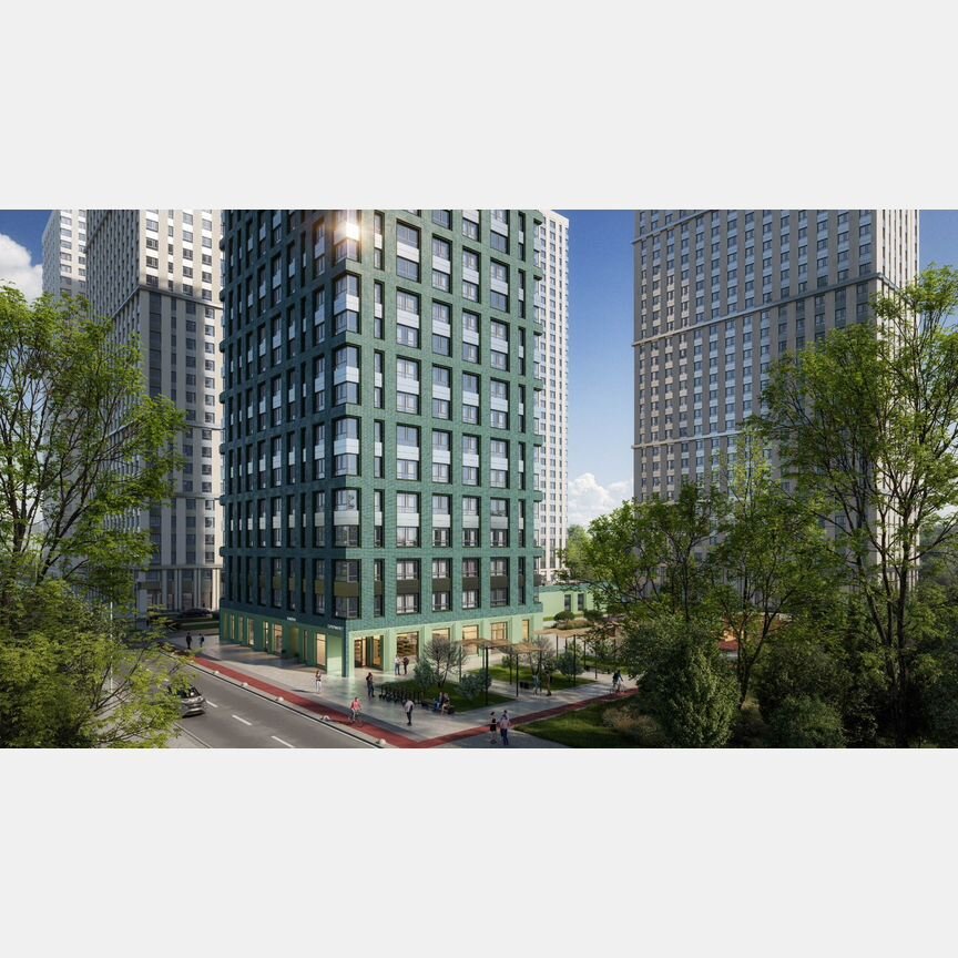 Квартира-студия, 20 м², 24/26 эт.