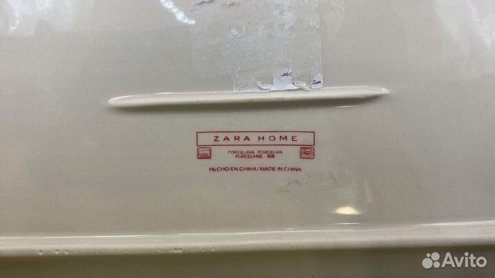 Zara Home тарелки фарфор