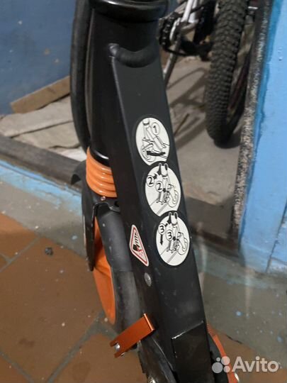 Самокат взрослый с большими колесами