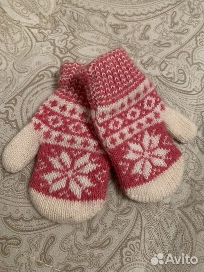 Варежки перчатки детские