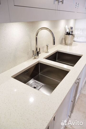 Столешница из искусственного камня (акрил, кварц)