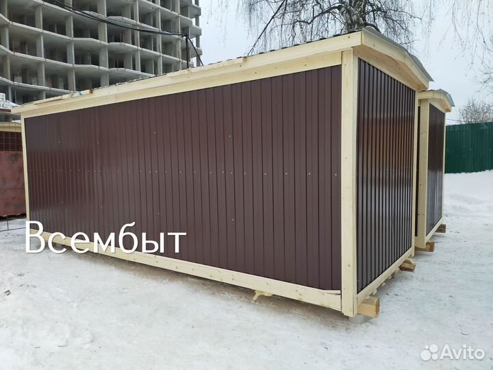 Бытовка из металла с оплатой по факту