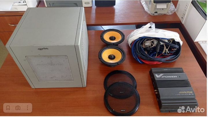 Сабвуфер и усилитель