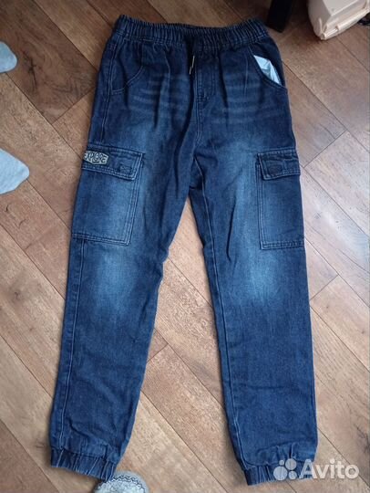 Джинсы утепленные