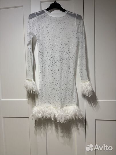 Платье сетка со стразами