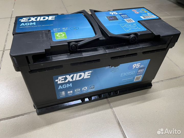 Аккумулятор BMW AGM 12V 95AH 850A