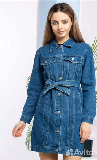 Джинсовое платье