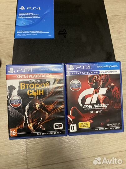 Sony playstation 4 slim 1tb 2 геймпада