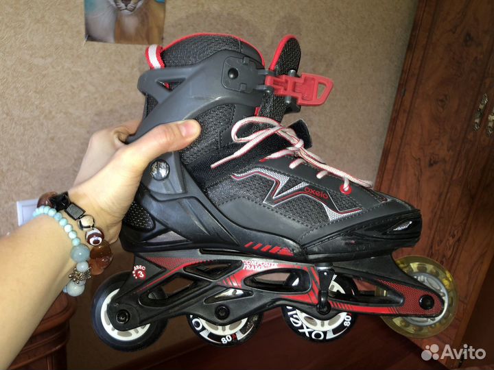 Ролики раздвижные размер 35-38 oxelo