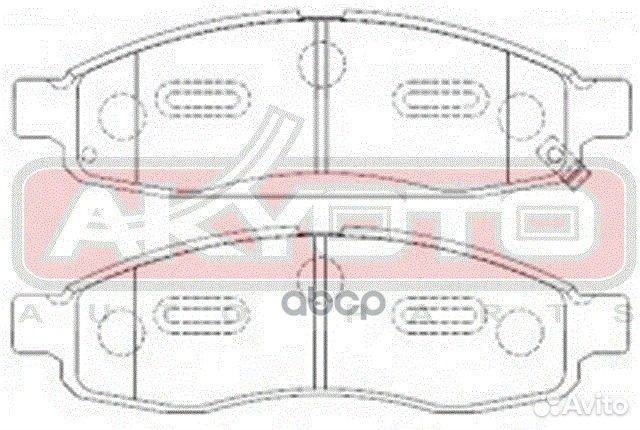 Колодки тормозные дисковые передние AKD-ZC60 AK
