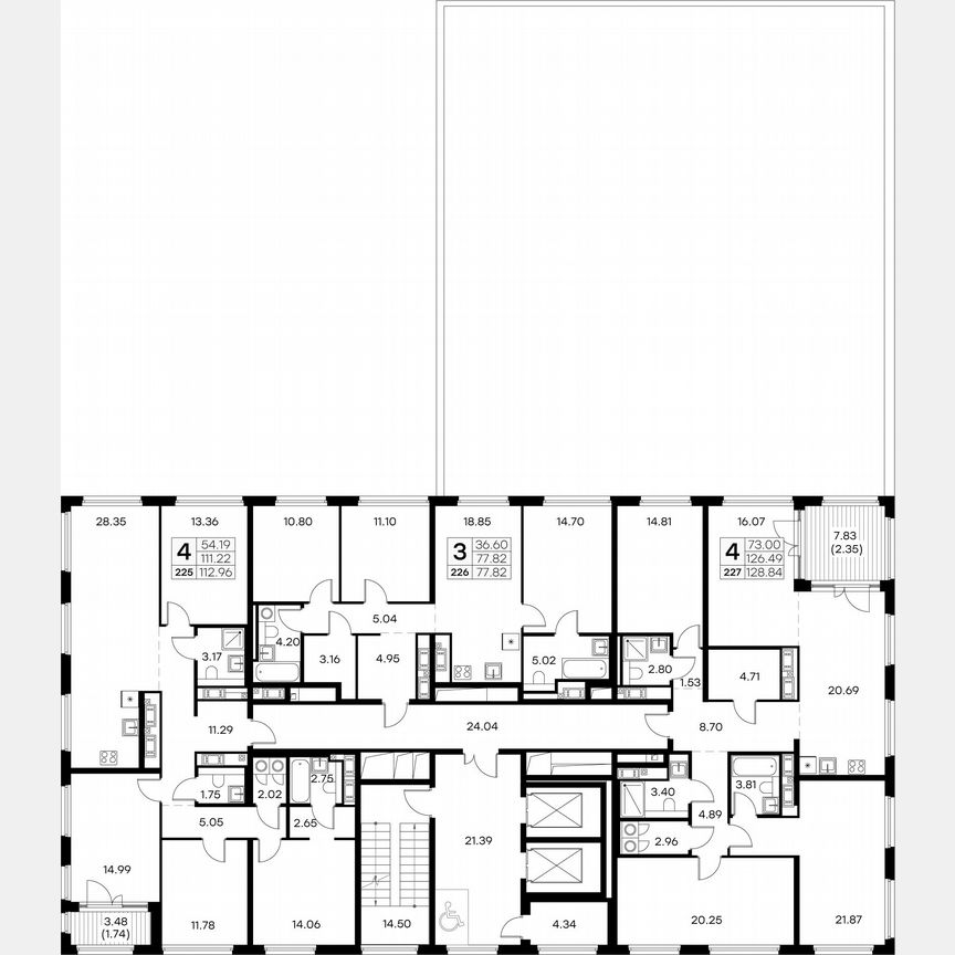 4-к. квартира, 111,8 м², 18/18 эт.