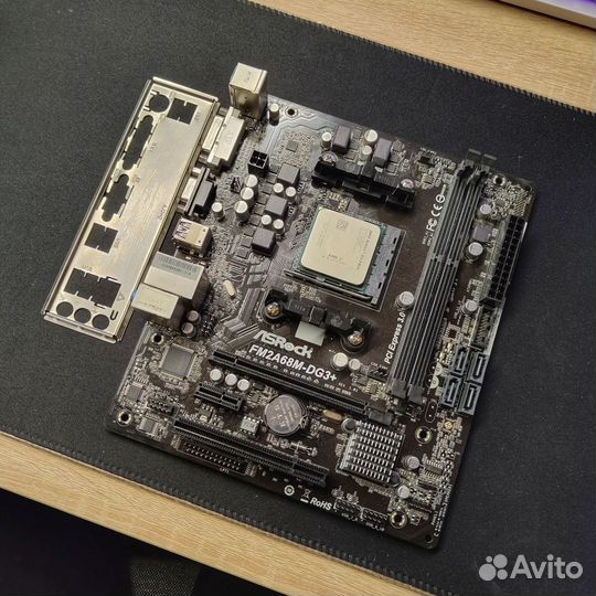 Материнская плата (fm2/fm2+) ASRock Fm2A68m-DG3+