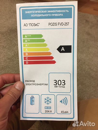 Морозильная камера бу pozis
