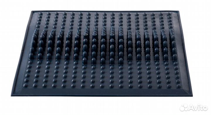 Коврик массажный резиновый, для стоп, черный