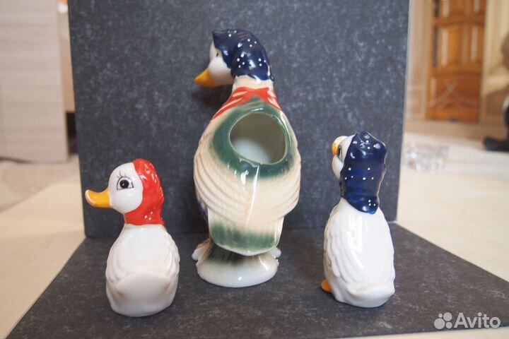 Статуэтка фарфор утка
