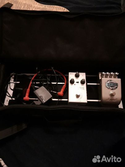Гитарные педали (драйф, дисторшн) с педалбордом