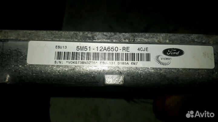 Эбу форд фокус 1.8