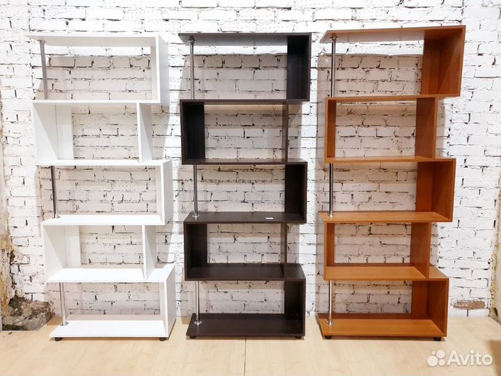 Стеллаж змейка венге полки декоративный новый