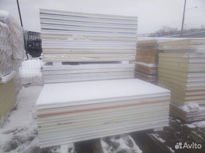 Сэндвич панели 30000 м2 в наличии