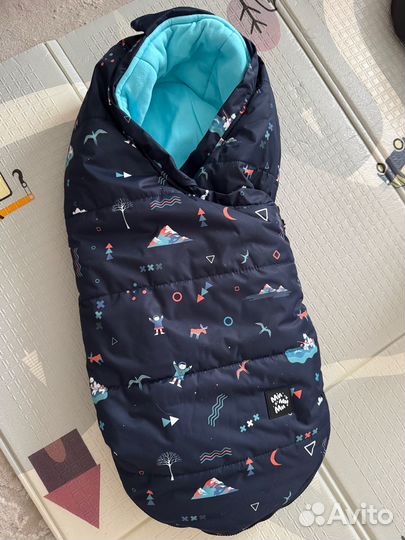 Конверт-кокон для новорожденного 56-74