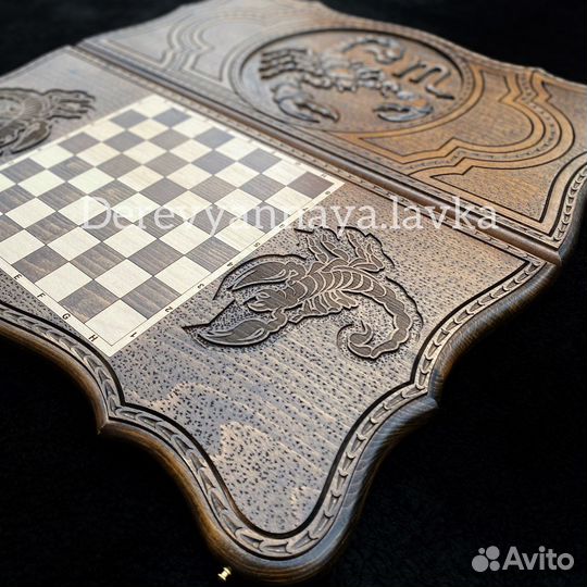 Нарды резные 