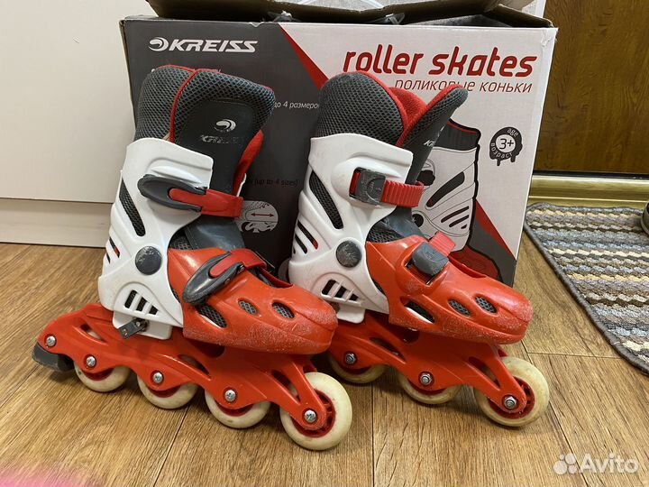 Роликовые коньки раздвижные 35-38