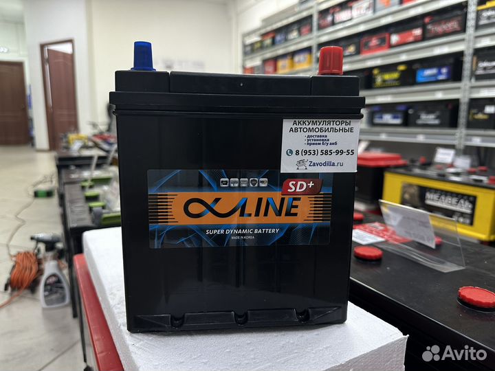 Аккумулятор Alphaline SD+ 44 Ач обр 400 А