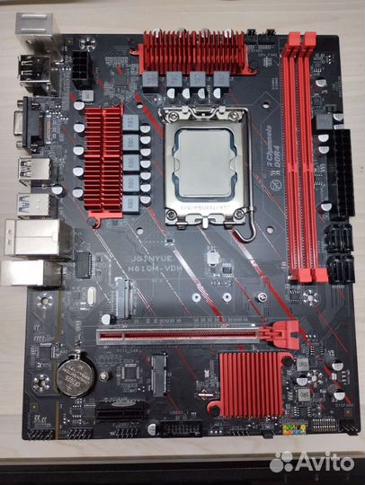 Комплект H610-VDH+i3 12100 lga 1700