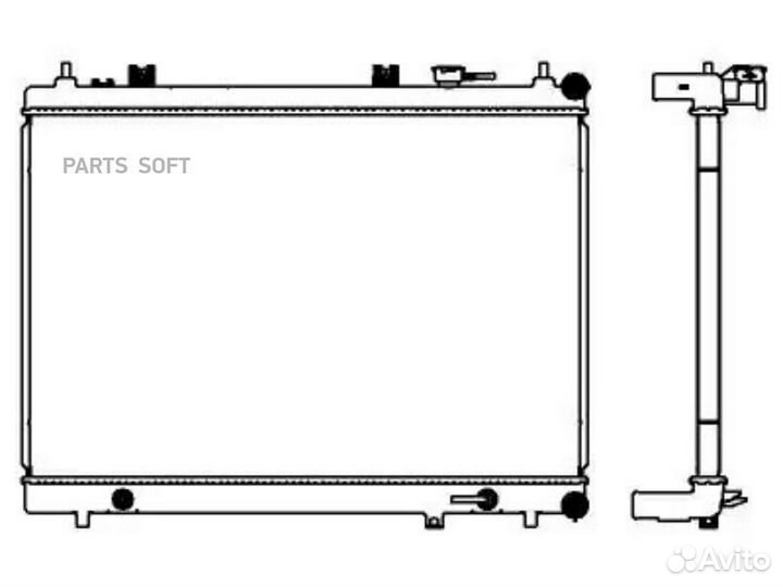 Радиатор охлаждения Ниссан Патфайндер 12